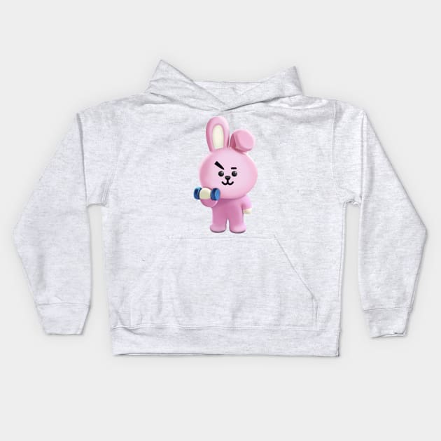 BTS BT21 KPOP COOKY KOOKIE Kids Hoodie by moonquarius